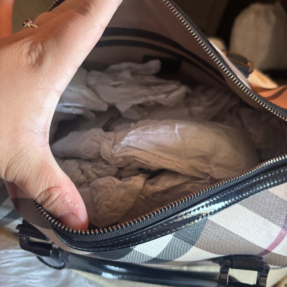 Burberry Nova Check Bowling Bag - Picture 3 of 8